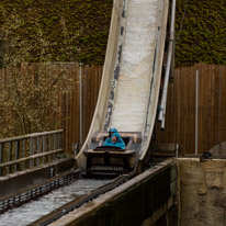 Chessington Park - 05 April 2014 / Jess and Oscar on the water ride