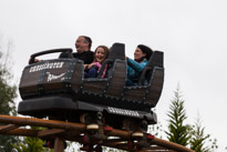 Chessington Park - 05 April 2014 / Jess enjoying the ride