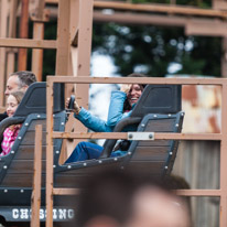 Chessington Park - 05 April 2014 / Jess enjoying the ride