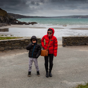 Dinas Island - 12 April 2014 / Oscar and Jess on Dinas