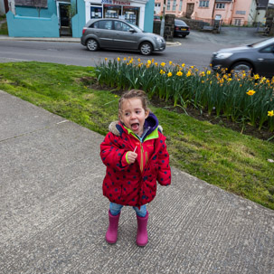 Fishguard - 12 April 2014 / Alana and her lollipop