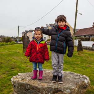 Fishguard - 12 April 2014 / Oscar and Alana at Fishguard