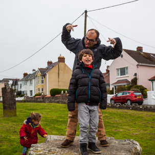 Fishguard - 12 April 2014 / Oscar me making some faces