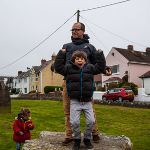 Fishguard - 12 April 2014 / Oscar me making some faces