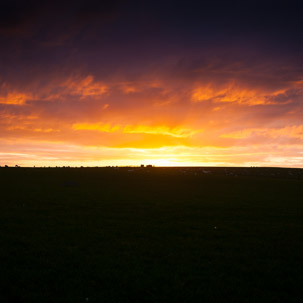 Dinas Island - 12 April 2014 / Sunset on Dinas Island Farm