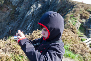 Dinas Island - 13 April 2014 / Oscar taking photos