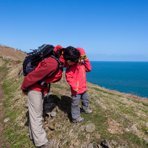 Dinas Island - 13 April 2014 / Alana and Jess