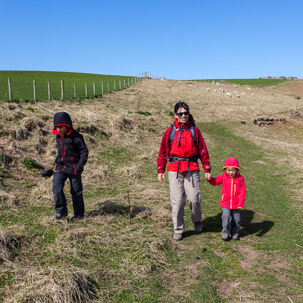 Dinas Island - 13 April 2014 / Jess, Oscar and Alana