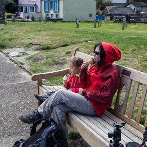 Dinas Island - 13 April 2014 / Ice-cream break