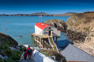 Ramsey Island - 14 April 2014 / The RNLI boat