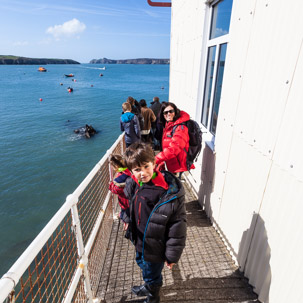 Ramsey Island - 14 April 2014 / Waiting to board the boat