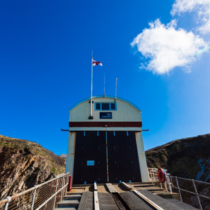 Ramsey Island - 14 April 2014 / The RNLI boat shed