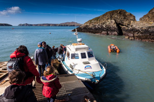 Ramsey Island - 14 April 2014 / Our boat for the trip