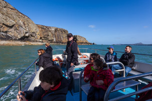 Ramsey Island - 14 April 2014 / The boat