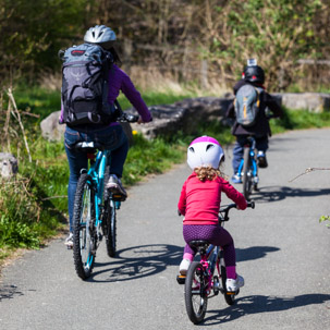 Cardigan - 15 April 2014 / Our family first cycle ride