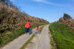 Dinas Island - 15 April 2014 / Back up to the farm