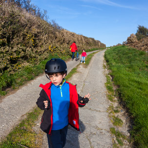 Dinas Island - 15 April 2014 / Back up to the farm