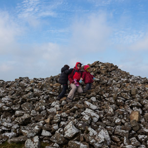 Eglwyswrw - 16 April 2014 / Top of the cairn