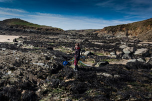 Whitesand Beach - 16 April 2014 / Rock pooling on Whitesand Beach