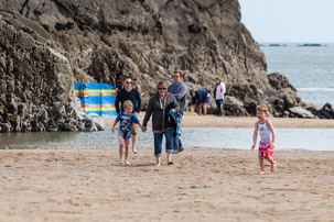 Tenby - 17 April 2014 / Coming back from the sea