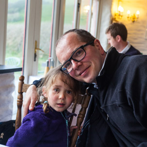 Dinas Island - 17 April 2014 / Alana and her dad