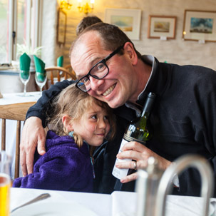 Dinas Island - 17 April 2014 / Alana and her dad