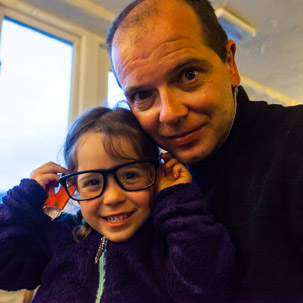 Dinas Island - 17 April 2014 / Alana and her dad