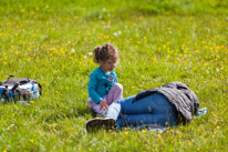 Maidensgrove - 03 May 2014 / Jess having a bit of a rest on the field...