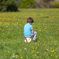 Maidensgrove - 03 May 2014 / Oscar on his football