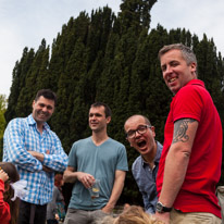 Braziers Park - 05 May 2014 / Jason, me and Mark... I don't remember the name of the fourth guy...