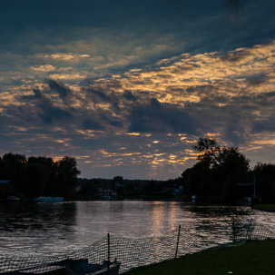 Henley-on-Thames - 31 May 2014 / Sunset on the river