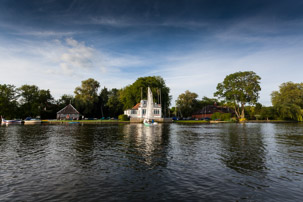 Henley-on-Thames - 11 June 2014 / Sailing club from the River