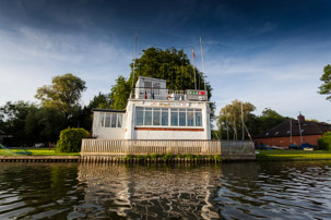 Henley-on-Thames - 11 June 2014 / Sailing club from the River