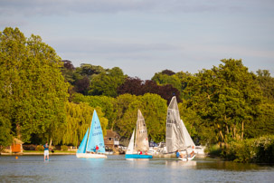 Henley-on-Thames - 11 June 2014 / Sailing club from the River