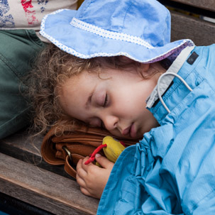 The Isles of Scilly - 19 July 2014 / Alana sleeping