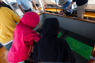 The Isles of Scilly - 20 July 2014 / Alana and Oscar observing the sea floor