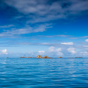 Blue / Blue sky, blue sea and a few rocks from the Isles of Scilly