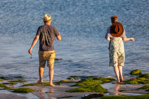 The Isles of Scilly - 22 July 2014 / Louise and Shahid on St Agnes