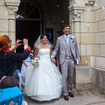 Saumur - 02 August 2014 / Cecile and Charles-Edward Jefford at their wedding