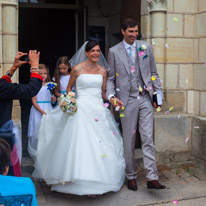 Saumur - 02 August 2014 / Cecile and Charles-Edward Jefford at their wedding