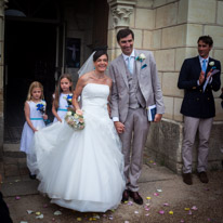 Saumur - 02 August 2014 / Cecile and Charles-Edward Jefford at their wedding