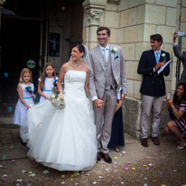 Saumur - 02 August 2014 / Cecile and Charles-Edward Jefford at their wedding