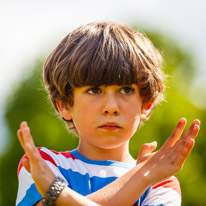 Greys Court - 17 August 2014 / Oscar dancing... moving...