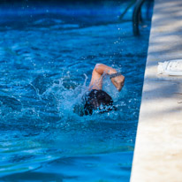 Begur - 27 August 2014 / Oscar showing off his swimming... impressive...