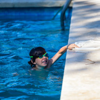 Begur - 27 August 2014 / Oscar improving massively his swimming...