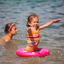 Begur - 27 August 2014 / Alana in the water