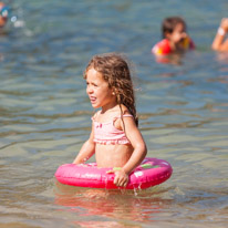 Begur - 28 August 2014 / Alana and the beach