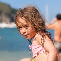 Begur - 28 August 2014 / Alana and the beach