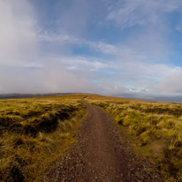 Brecon - 22 November 2014 / Path on the top of the Black Mountains