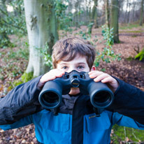 Henley-on-Thames - 25 January 2015 / Oscar and his binoculars